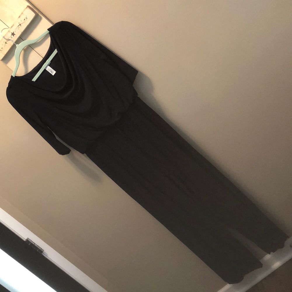 Emma & Michele Large Navy Jumpsuit NWOT